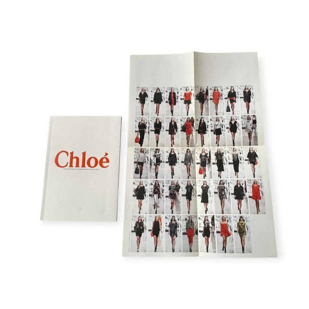 Rare Chloé Winter 2007 Accessories Catalog + Fall 2007 Runway Sheet